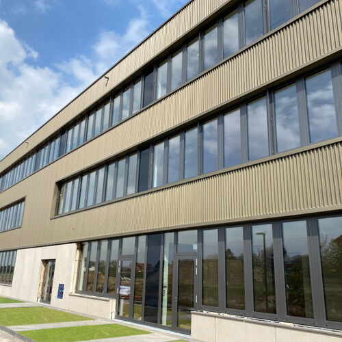 Neubau Gymnasium, Zusestraße Köln