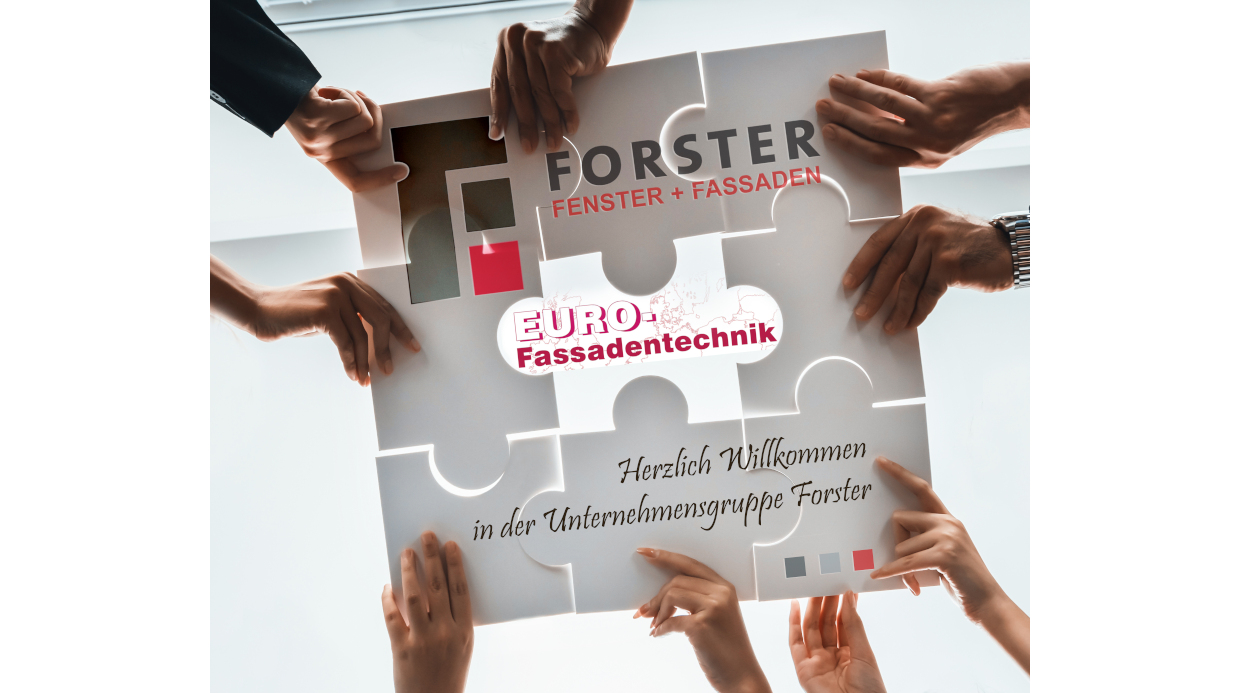 Bronzefarbene Geländer und Fassaden an einem Gebäude